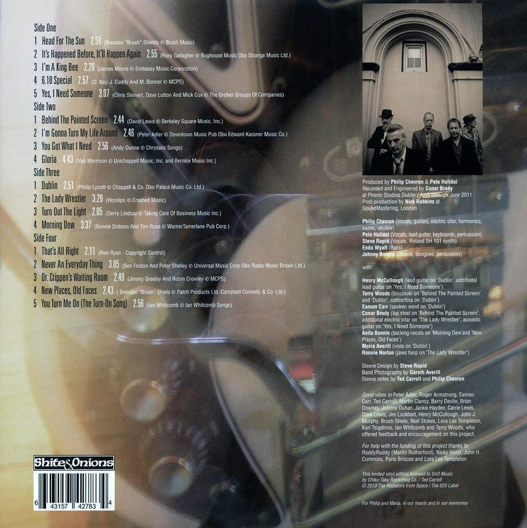 The Radiators From Space - Sound City Beat (ltd. ed.) (2xLP) vinyl LP back cover