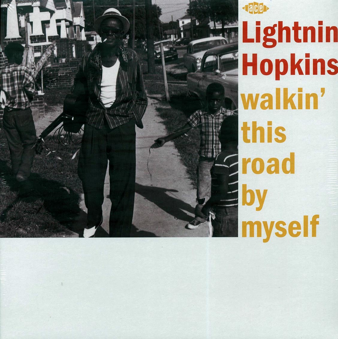 Lightnin' Hopkins - Walkin' This Road By Myself vinyl LP front cover