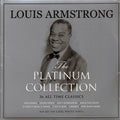 Louis Armstrong - The Platinum Collection (3xLP) (white vinyl) vinyl LP front cover