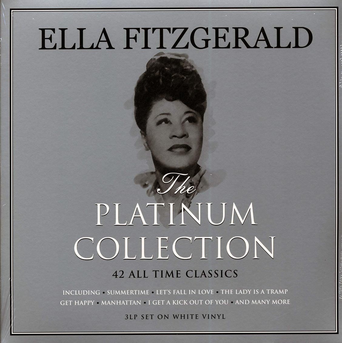 Ella Fitzgerald - The Platinum Collection (3xLP) (white vinyl) vinyl LP front cover