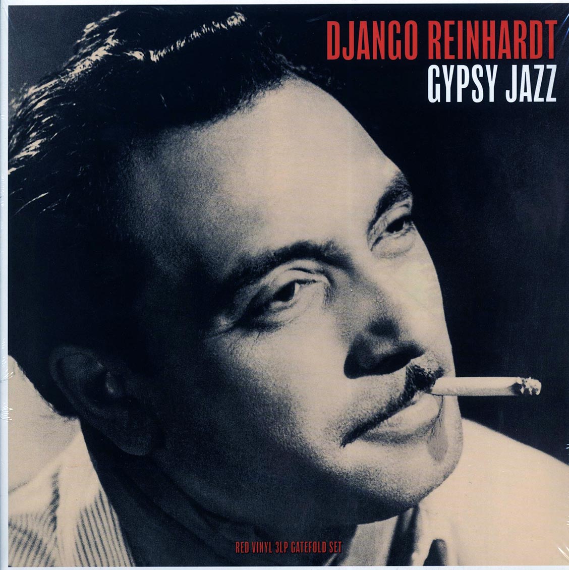 Django Reinhardt - Gypsy Jazz (3xLP) (red vinyl) vinyl LP front cover