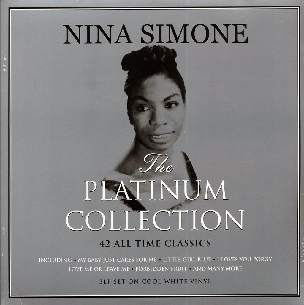 Nina Simone - The Platinum Collection (3xLP) (white vinyl) vinyl LP front cover