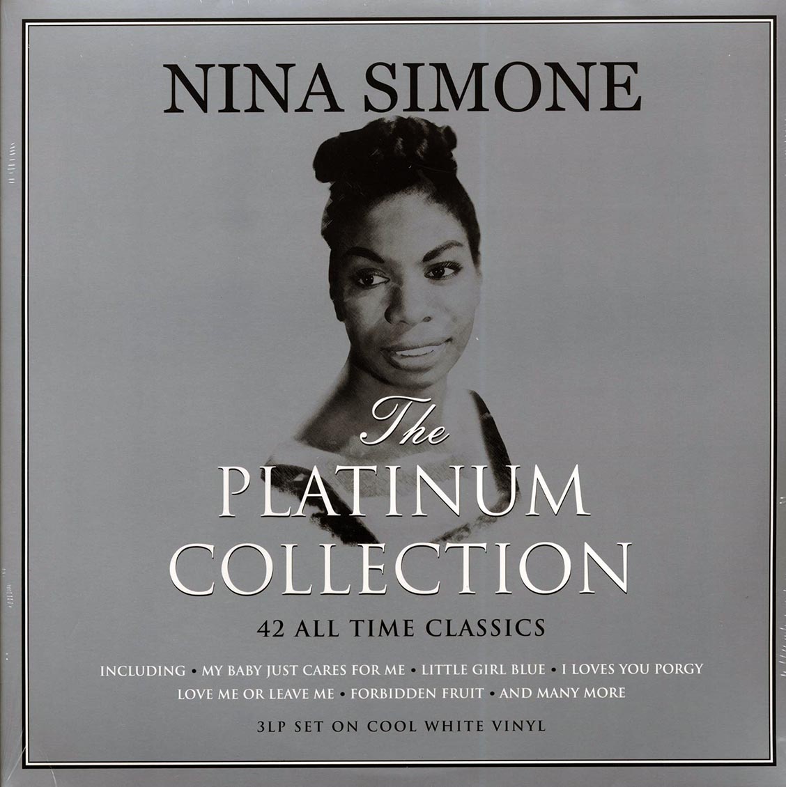Nina Simone - The Platinum Collection (3xLP) (white vinyl) vinyl LP front cover