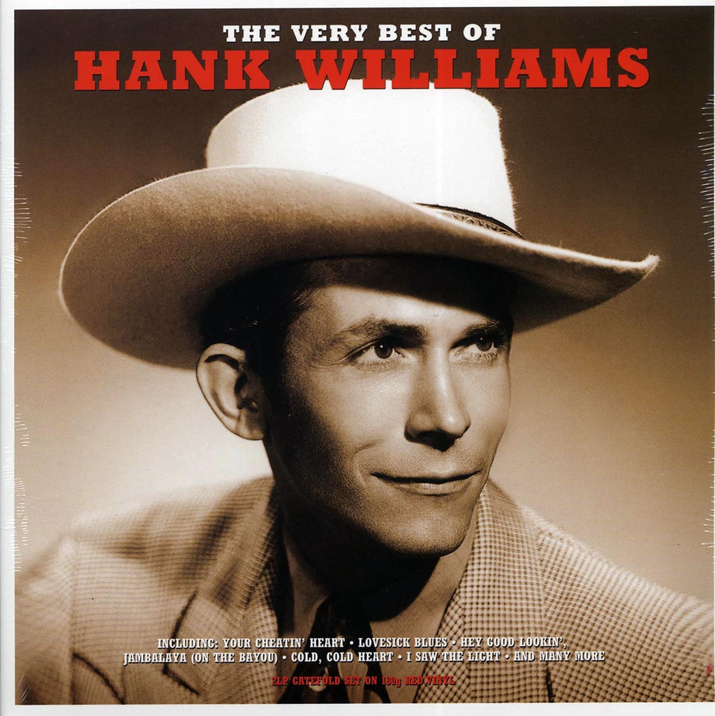 Hank Williams - The Very Best Of Hank Williams (2xLP) (180g) (red vinyl) vinyl LP front cover