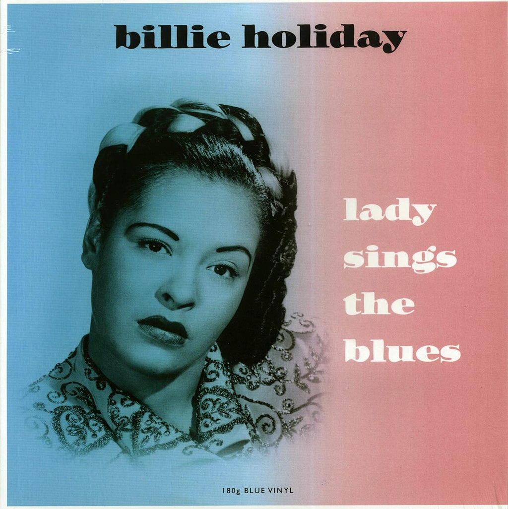 Billie Holiday - Lady Sings The Blues (180g) (blue vinyl) vinyl LP front cover