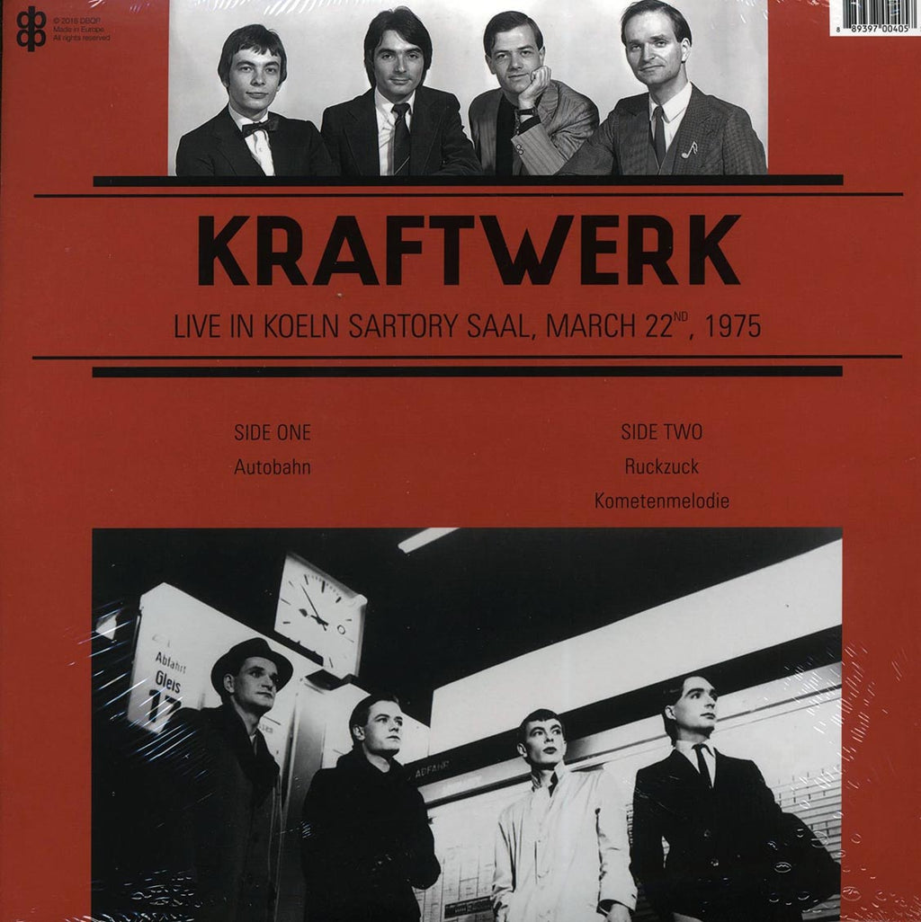 Kraftwerk - Live In Koeln Sartory Saal, March 25th, 1975 vinyl LP back cover