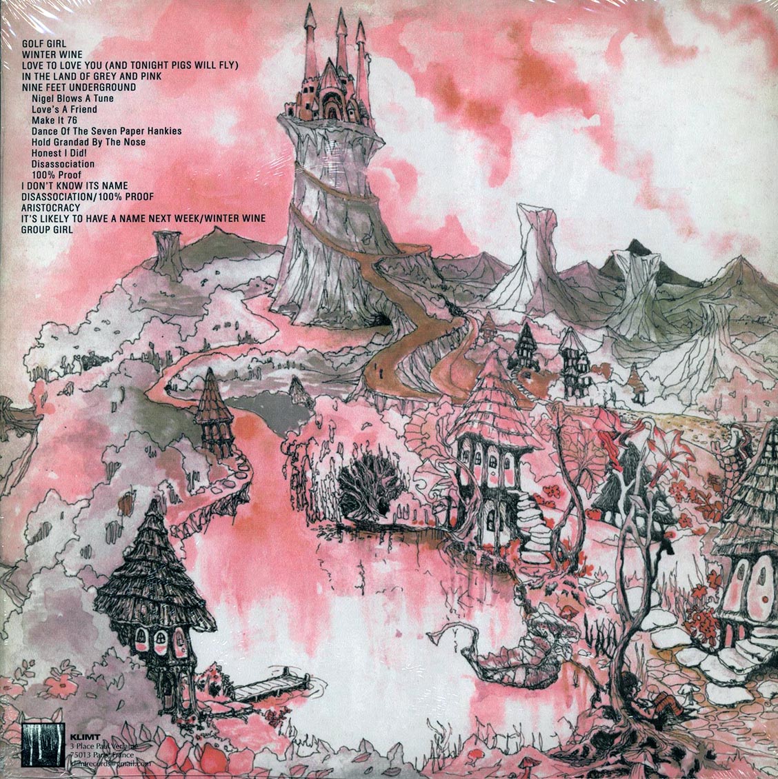 Caravan - In The Land Of Grey And Pink (+bonus tracks) (2xLP) (180g) (colored vinyl) vinyl LP back cover