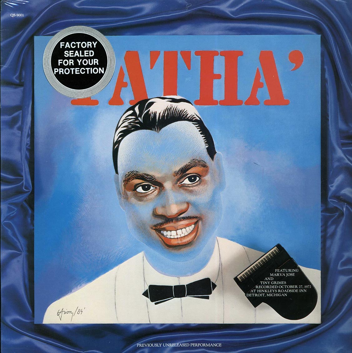 Earl Fatha Hines - Fatha (orig. press) vinyl LP front cover