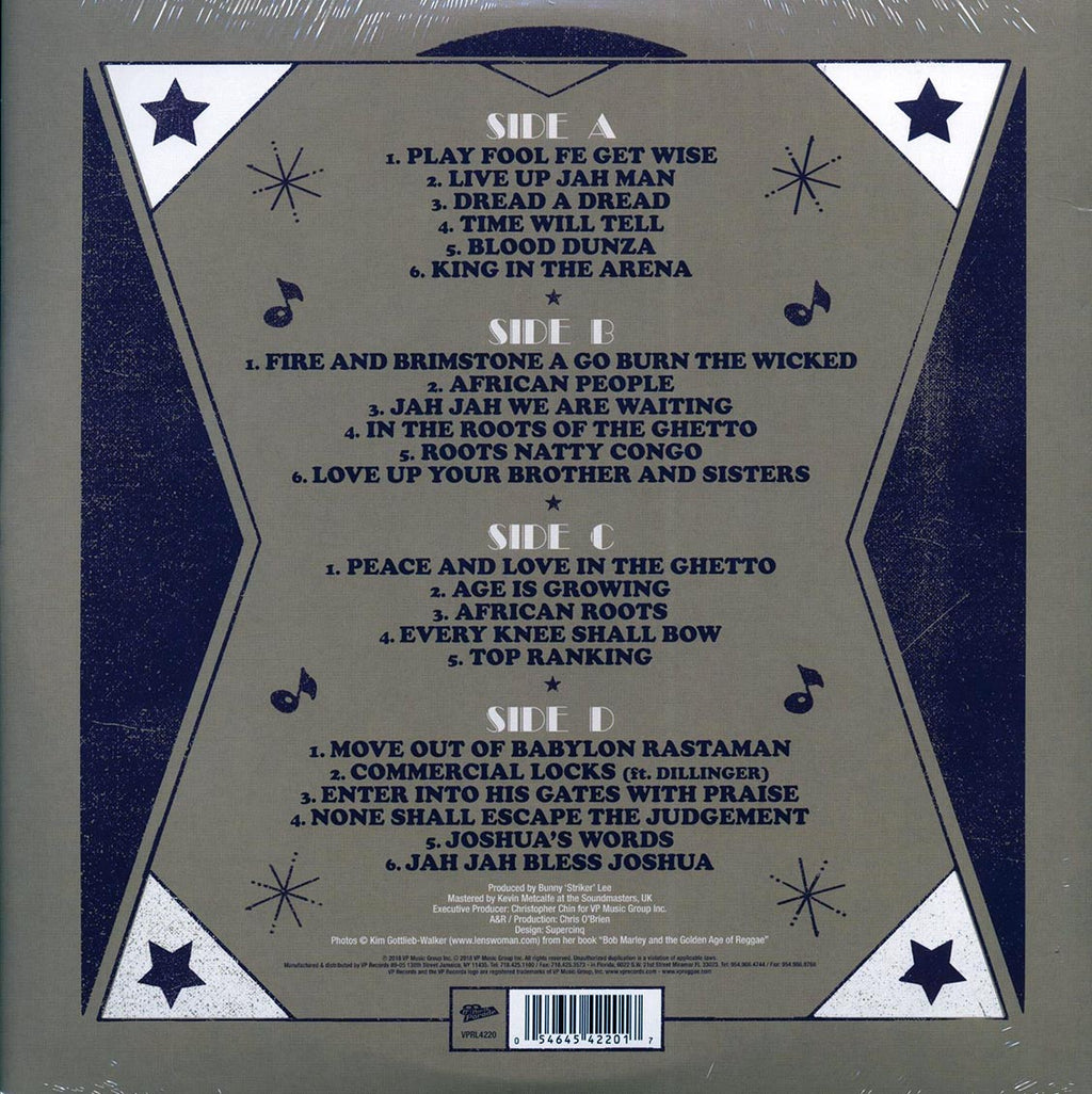 Johnny Clarke - Creation Rebel (23 tracks) (2xLP) vinyl LP back cover