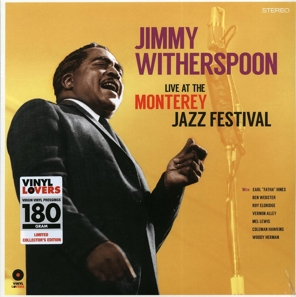 Jimmy Witherspoon - Live At The Monterey Jazz Festival (+2 bonus tracks) (ltd. ed.) (180g) vinyl LP front cover