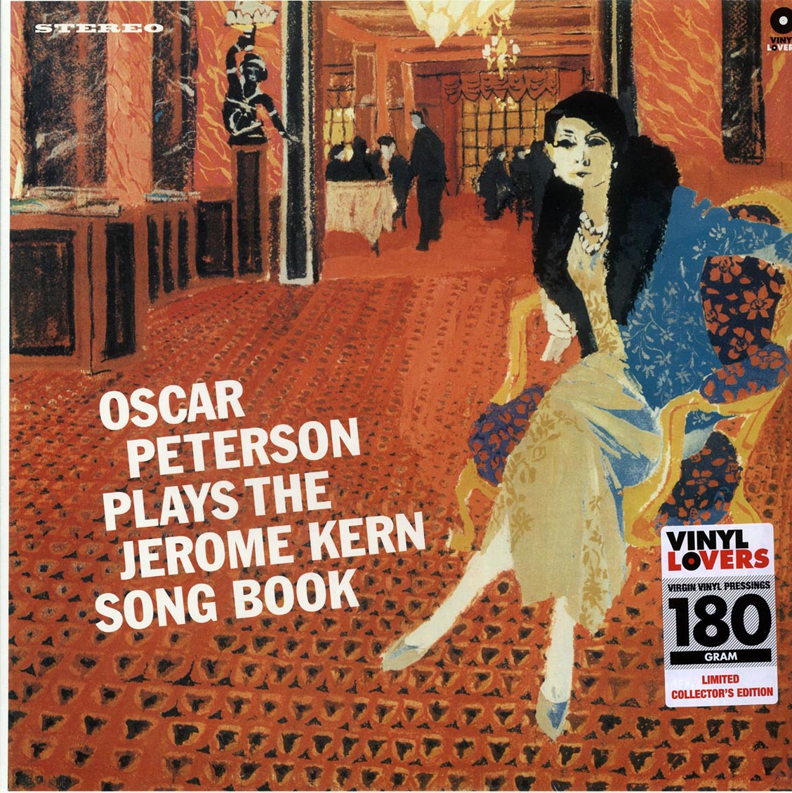 Oscar Peterson - Plays The Jerome Kern Song Book (+3 bonus tracks) (ltd. ed.) (180g) vinyl LP front cover