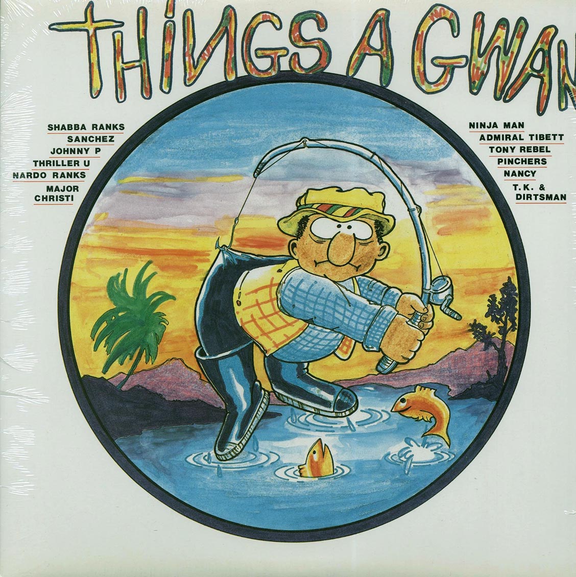 Sister Nancy, Ninjaman, Shabba Ranks, Nardo Ranks, Etc. - Things A Gwan (orig. press) vinyl LP front cover