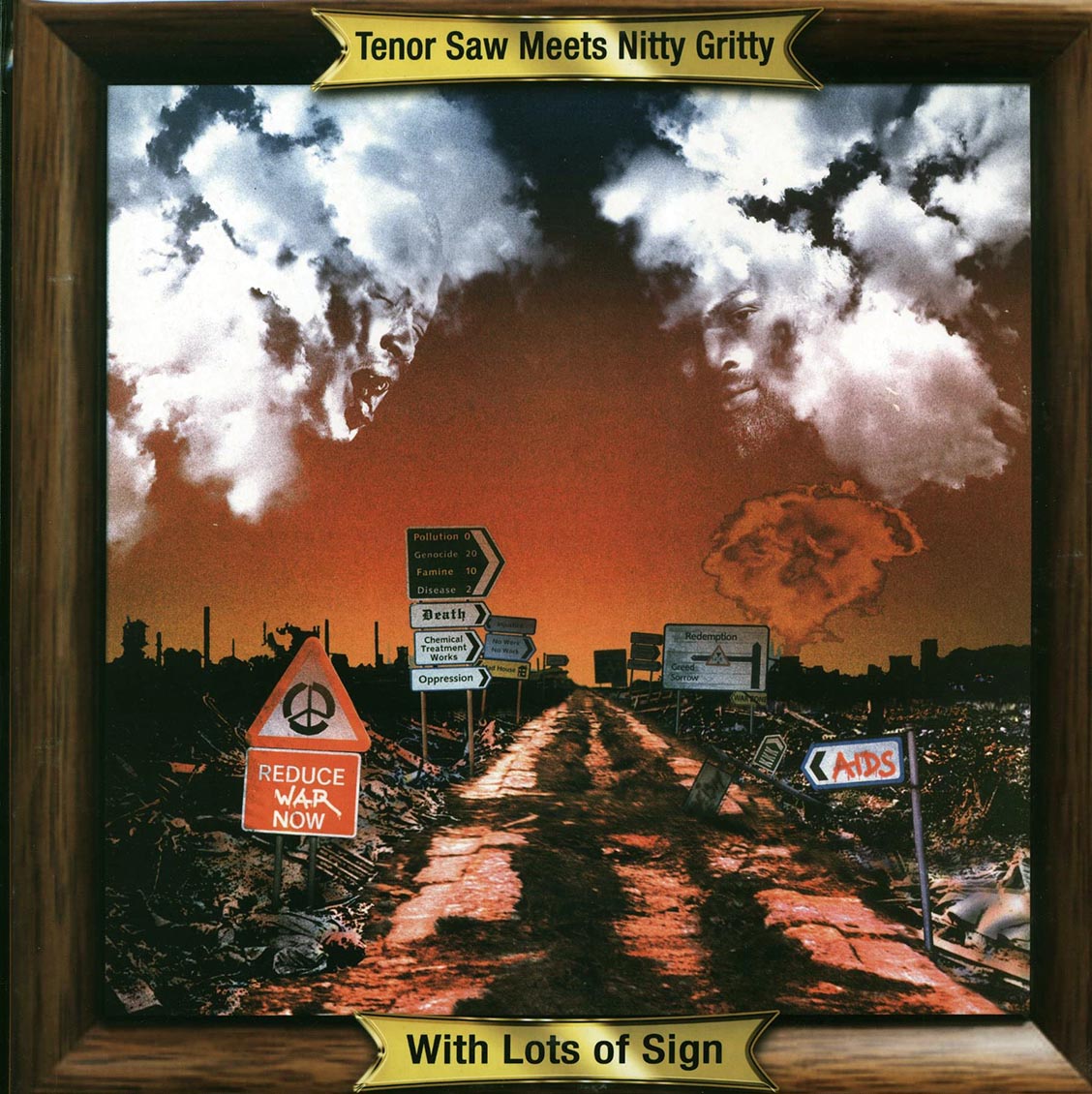 Tenor Saw, Nitty Gritty - With Lots Of Sign vinyl LP front cover