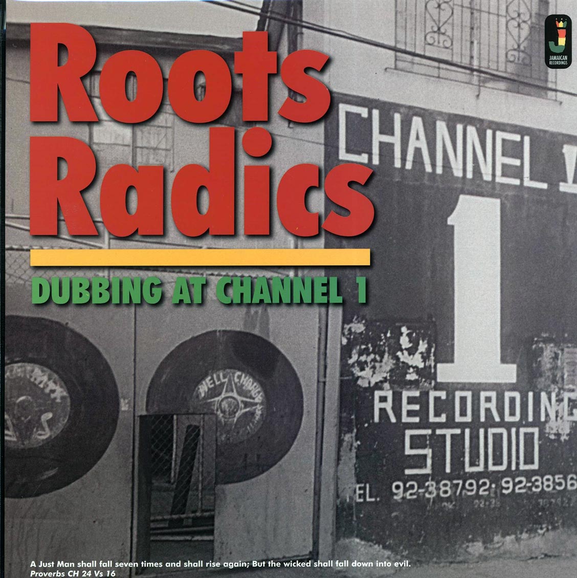 The Roots Radics - Dubbing At Channel One (180g) vinyl LP front cover