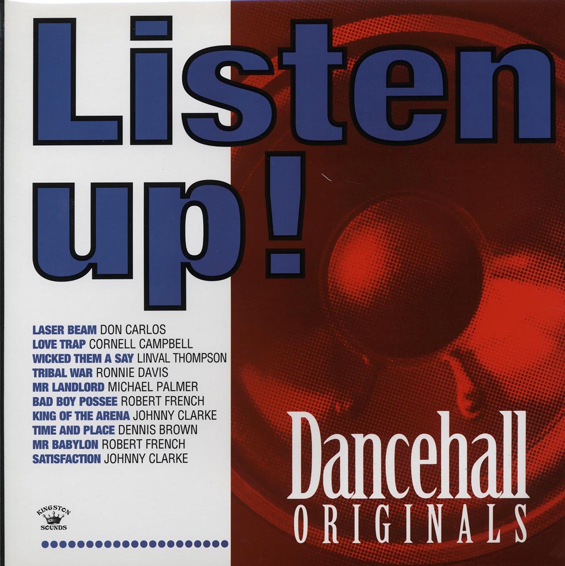 Don Carlos, Linval Thompson, Michael Palmer, Etc. - Listen Up! Dancehall Originals (180g) vinyl LP front cover