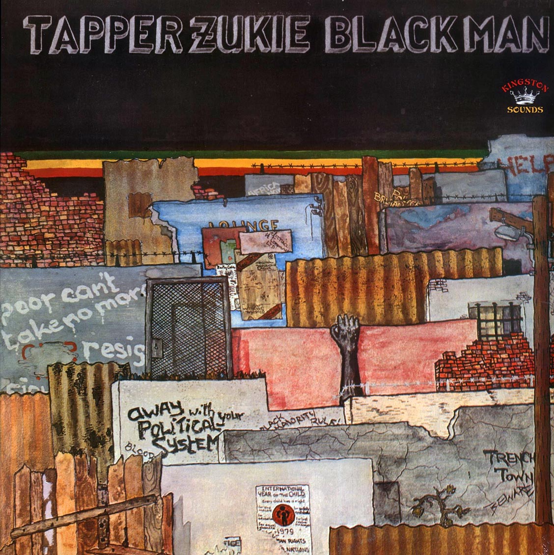 Tappa Zukie - Black Man (180g) vinyl LP front cover