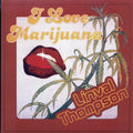 Linval Thompson - I Love Marijuana vinyl LP front cover