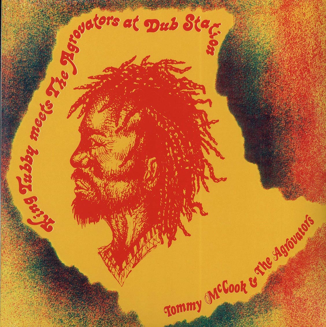 King Tubby, Tommy McCook, The Aggrovators - King Tubby, Tommy McCook, The Aggrovators Meets The Aggrovators At Dub Station vinyl LP front cover