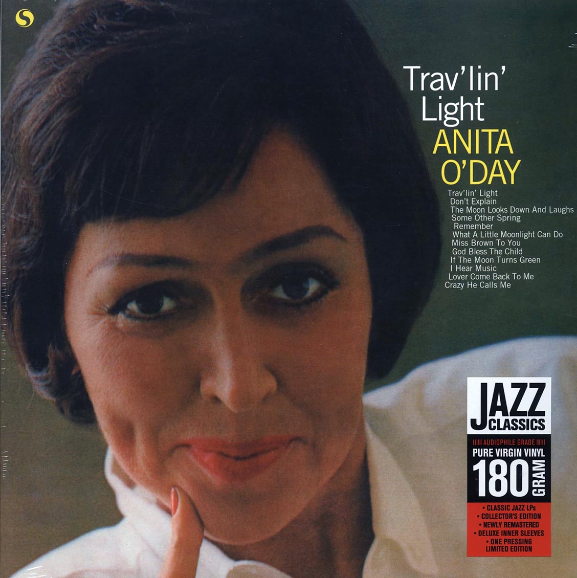 Anita O'Day - Trav'lin' Light (+bonus track) (ltd. ed.) (180g) (remastered) vinyl LP front cover