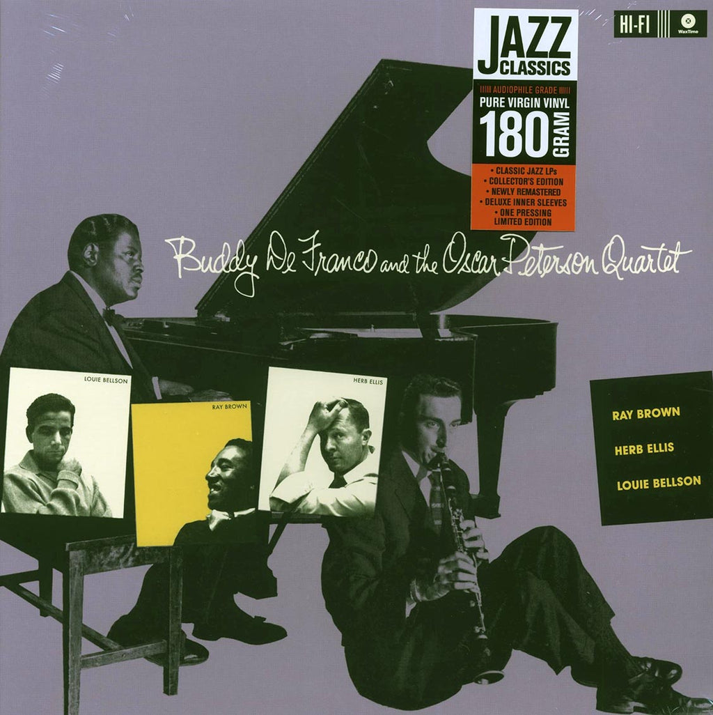 Buddy DeFranco & Oscar Peterson Quartet - Buddy DeFranco & Oscar Peterson Quartet (ltd. ed.) (180g) (remastered) vinyl LP front cover