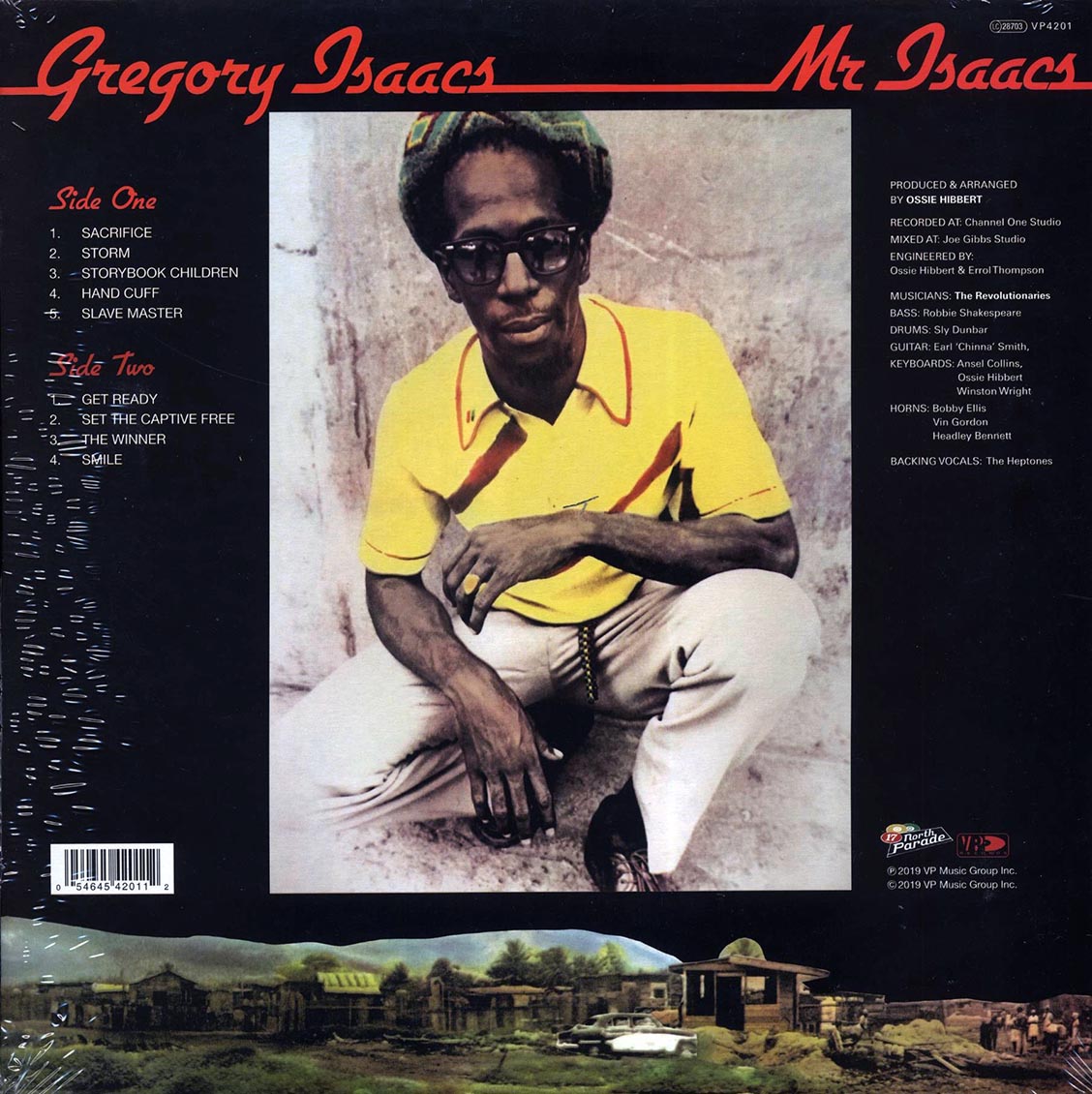 Gregory Isaacs - Mr. Isaacs (180g) vinyl LP back cover