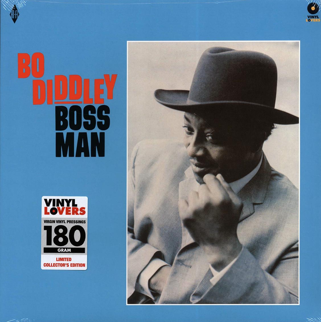 Bo Diddley - Boss Man (+2 bonus tracks) (ltd. ed.) (180g) vinyl LP front cover