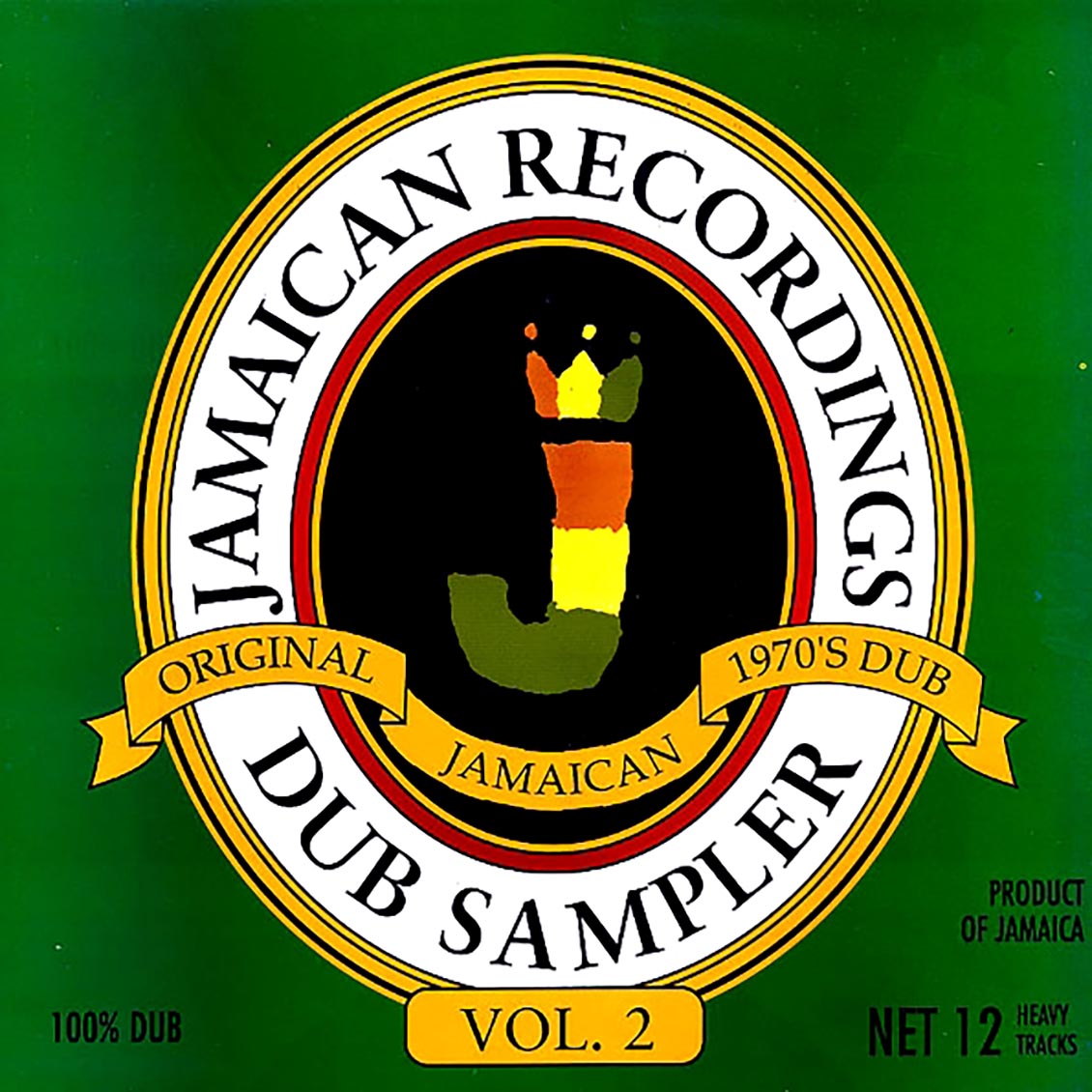 Don Carlos, Lacksley Castell, Johnny Clarke, Etc. - Jamaican Recordings Dub Sampler Volume 2 (180g) vinyl LP front cover