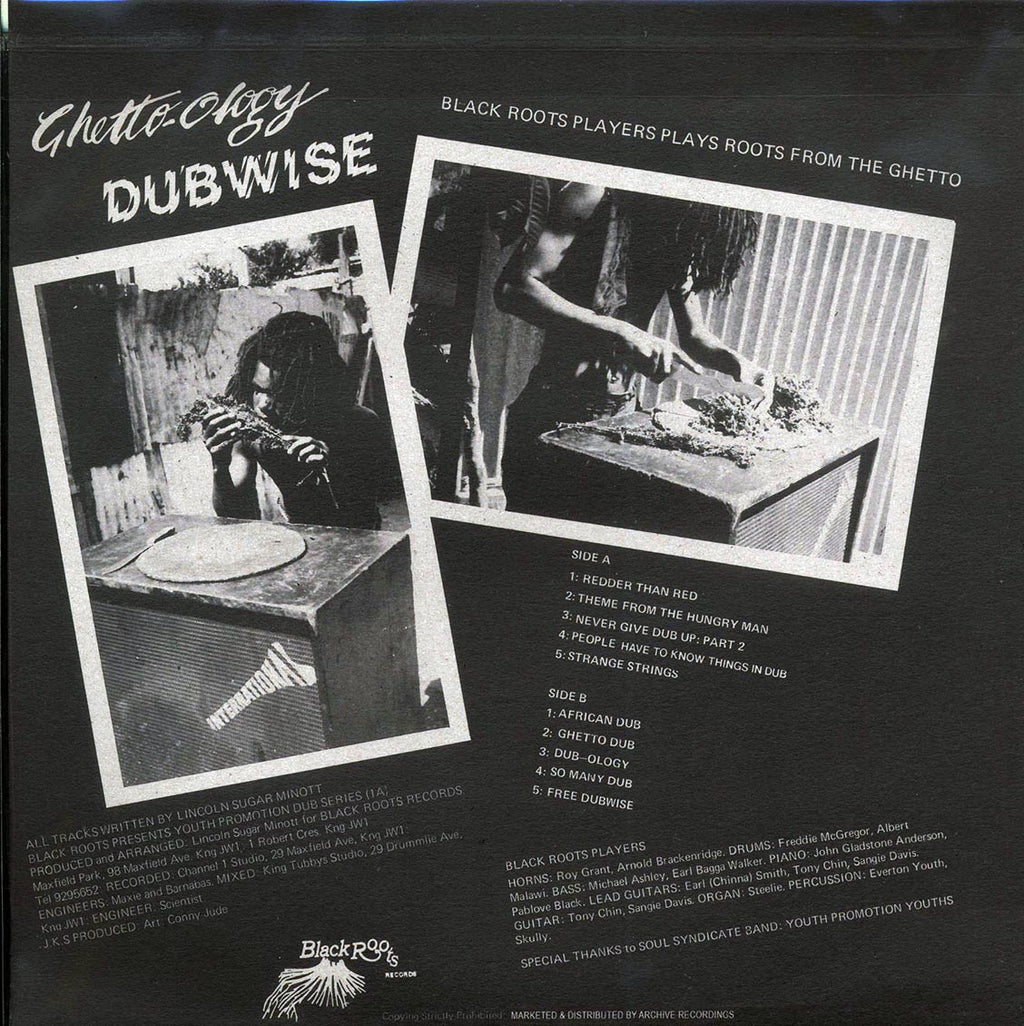 Soul Syndicate - Ghetto-Ology Dubwise (colored vinyl) vinyl LP back cover