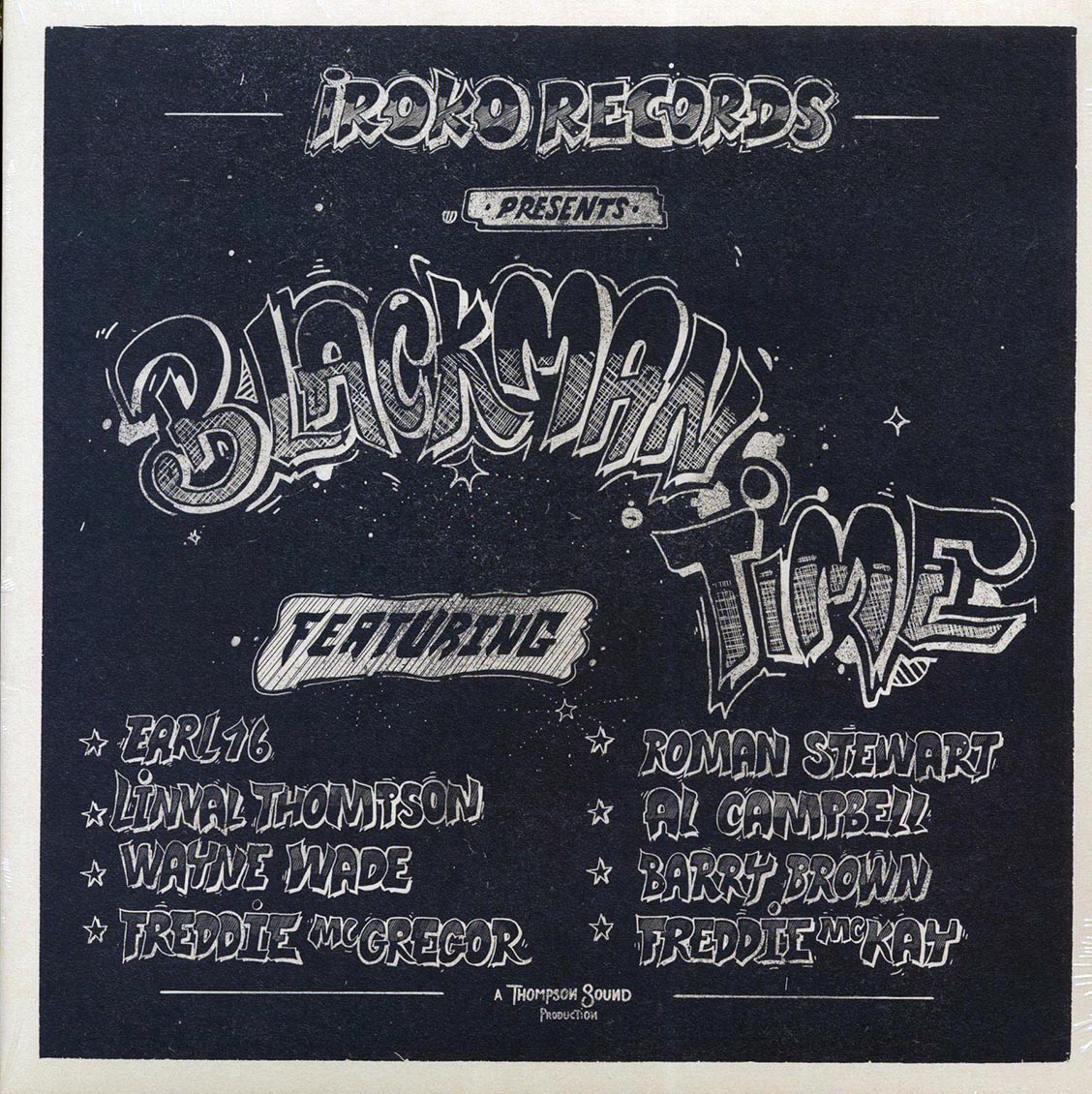 Linval Thompson, Barry Brown, Freddie Mckay, Etc. - Blackman Time: A Thompson Sound Production vinyl LP front cover