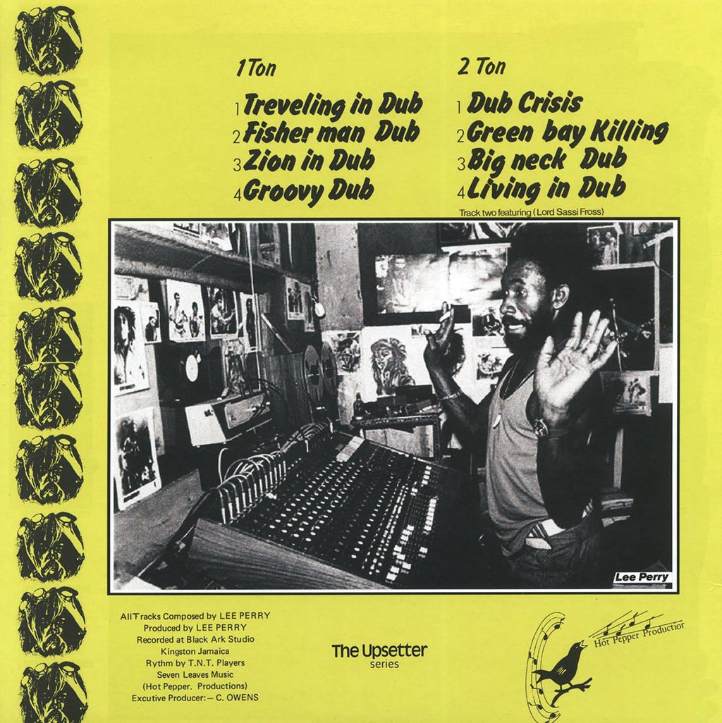 Lee Perry - Megaton Dub 2 vinyl LP back cover