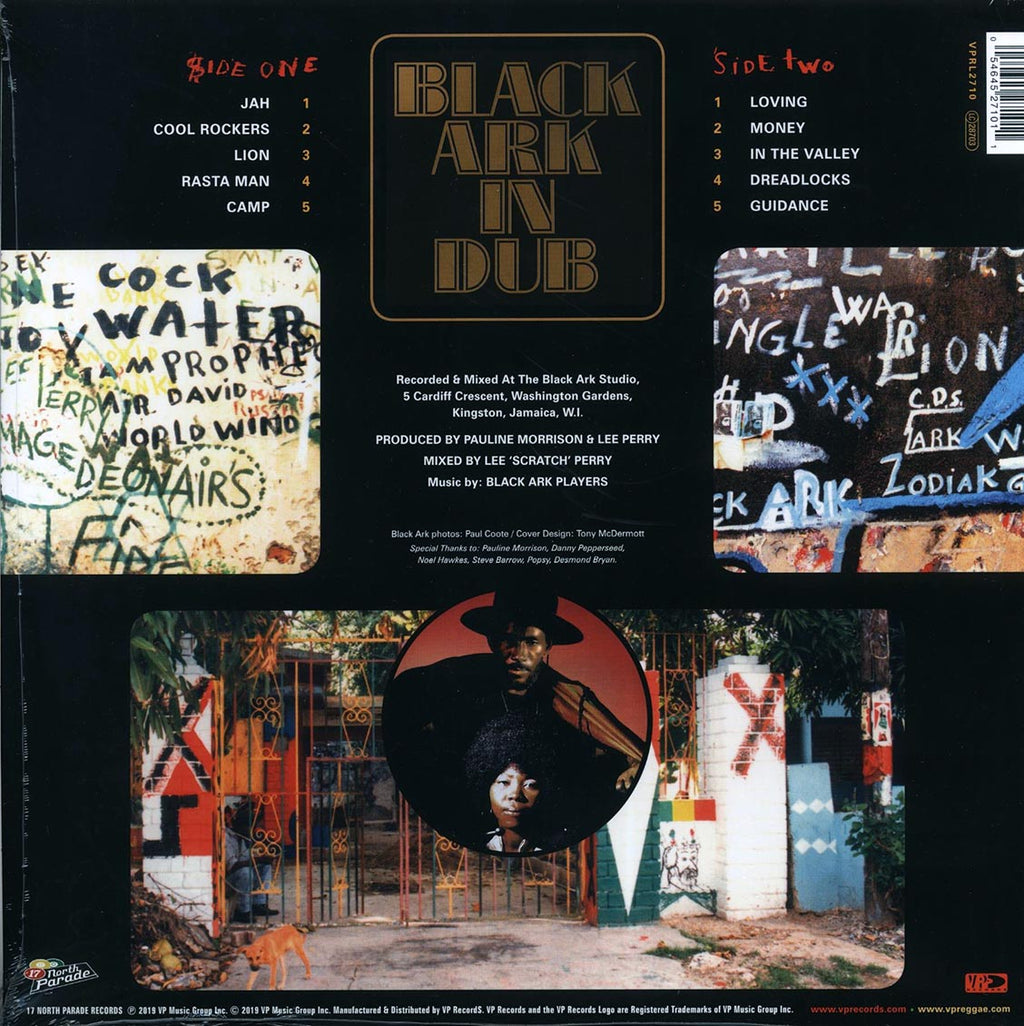 Lee Perry - Black Ark In Dub vinyl LP back cover