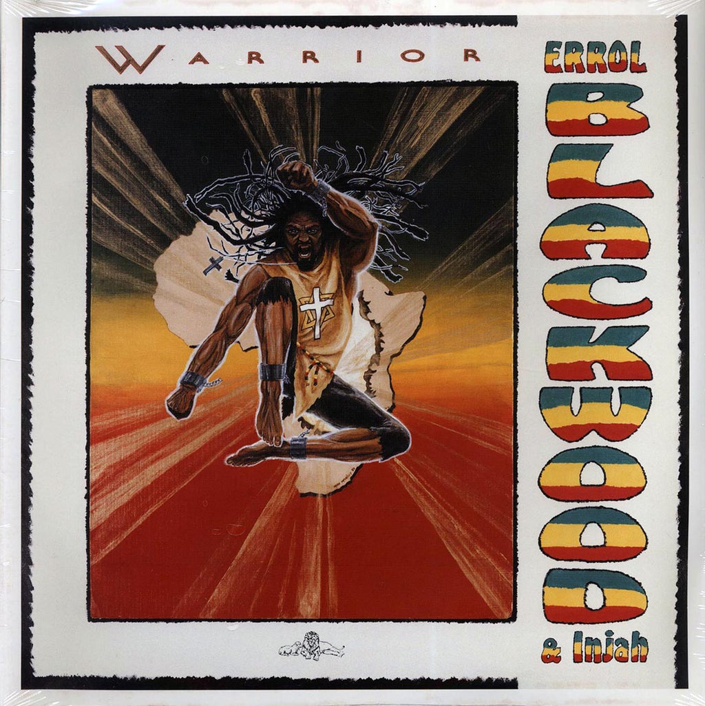 Errol Blackwood & Injah - Warrior (orig. press) vinyl LP front cover