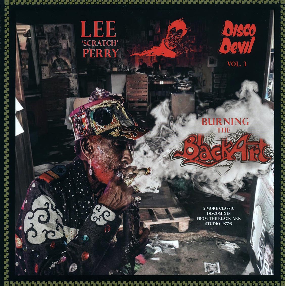 Lee Perry - Disco Devil Volume 3: Burning The Black Art vinyl LP front cover