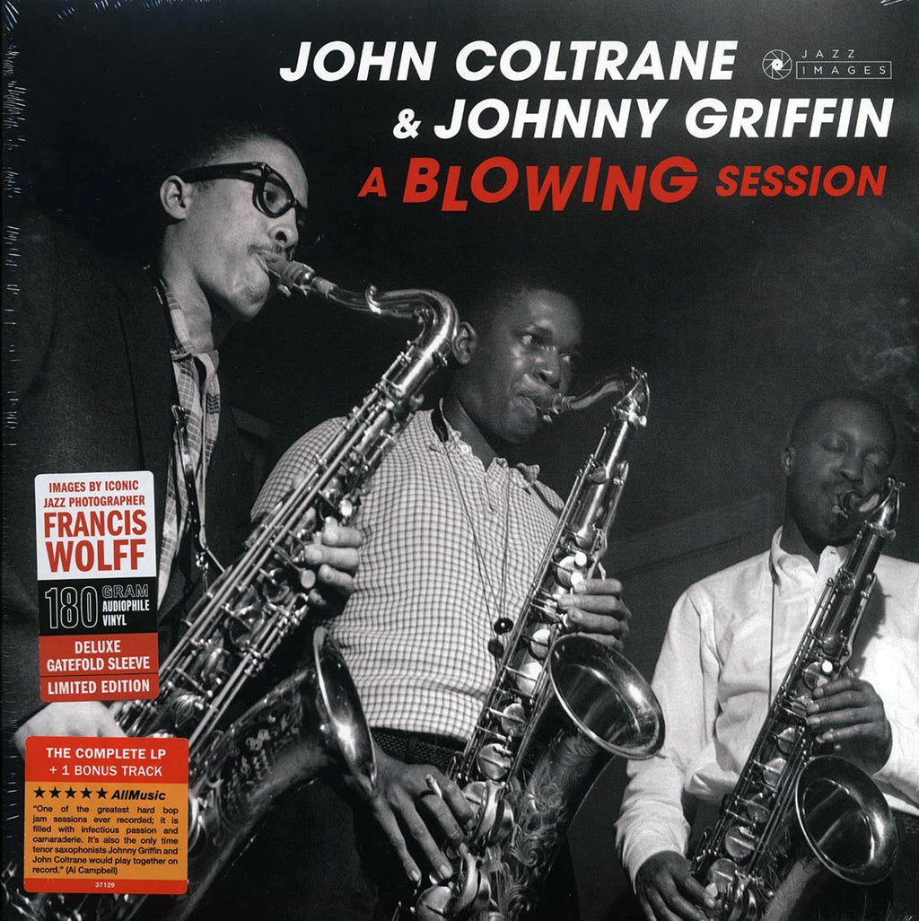 John Coltrane, Johnny Griffin - A Blowing Session (+bonus track) (ltd. ed.) (180g) vinyl LP front cover