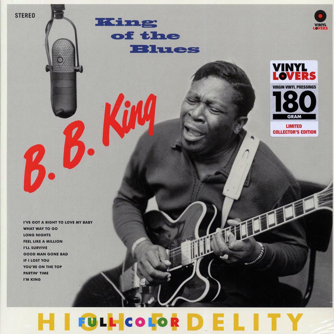 BB King - King Of The Blues (ltd. ed.) (180g) vinyl LP front cover