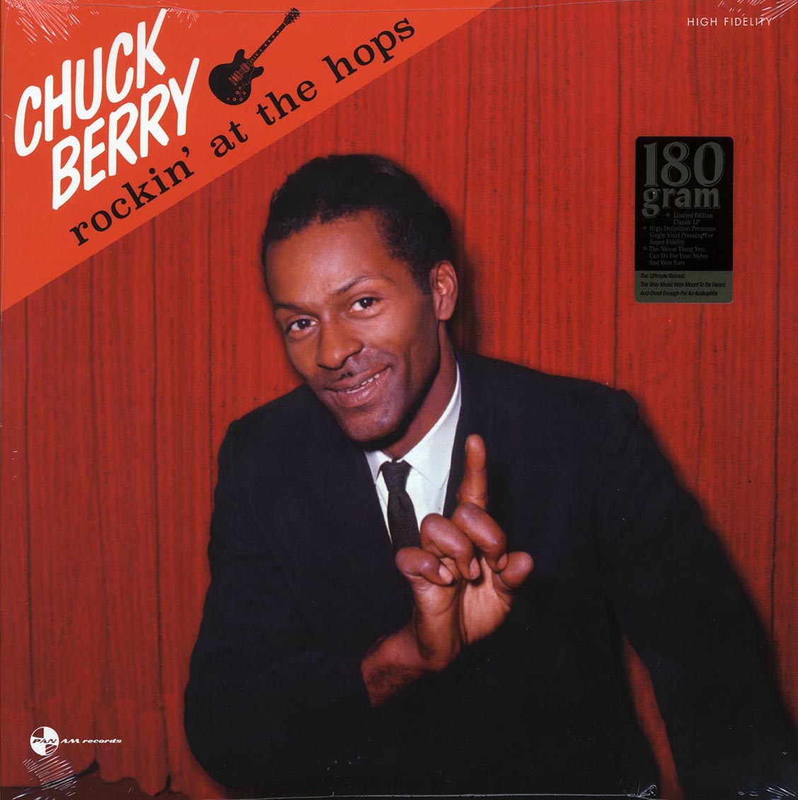 Chuck Berry - Rockin' At The Hops (+4 bonus tracks) (ltd. ed.) (180g) (remastered) vinyl LP front cover