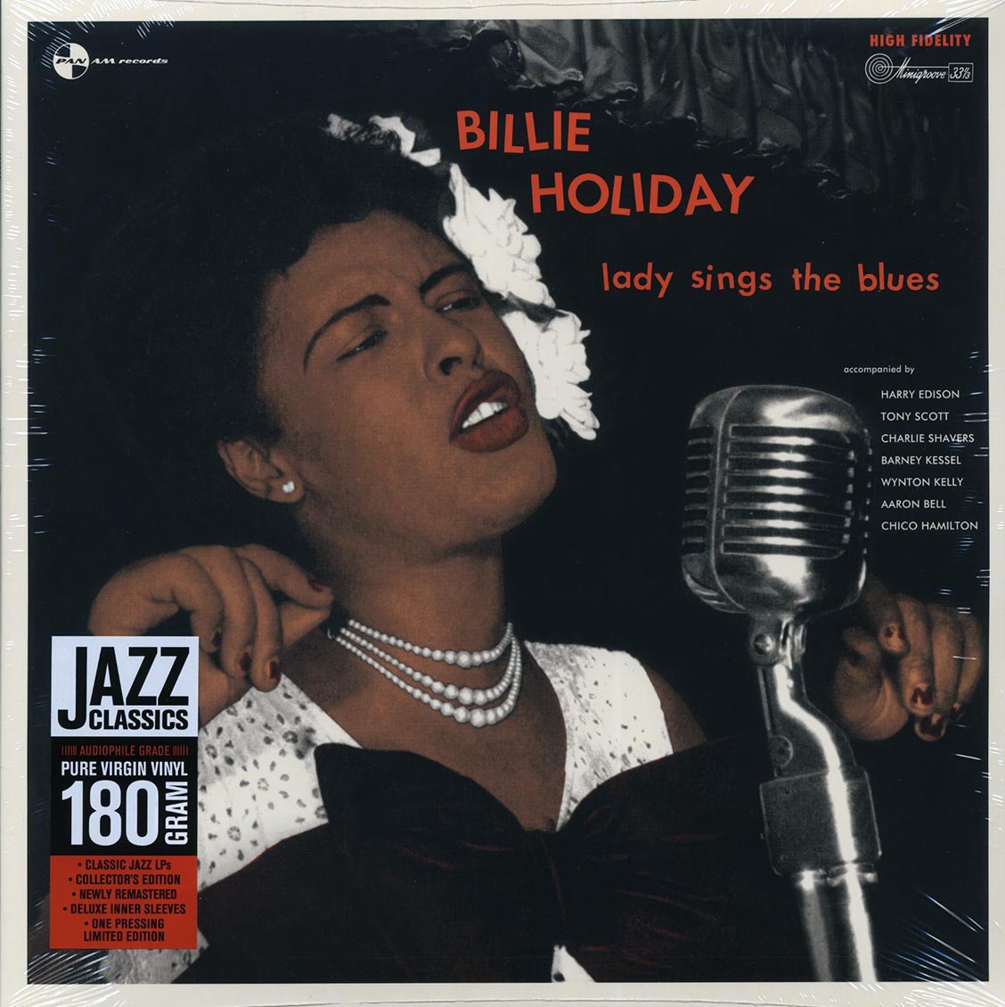 Billie Holiday - Lady Sings The Blues (+3 bonus tracks) (ltd. ed.) (180g) (remastered) vinyl LP front cover