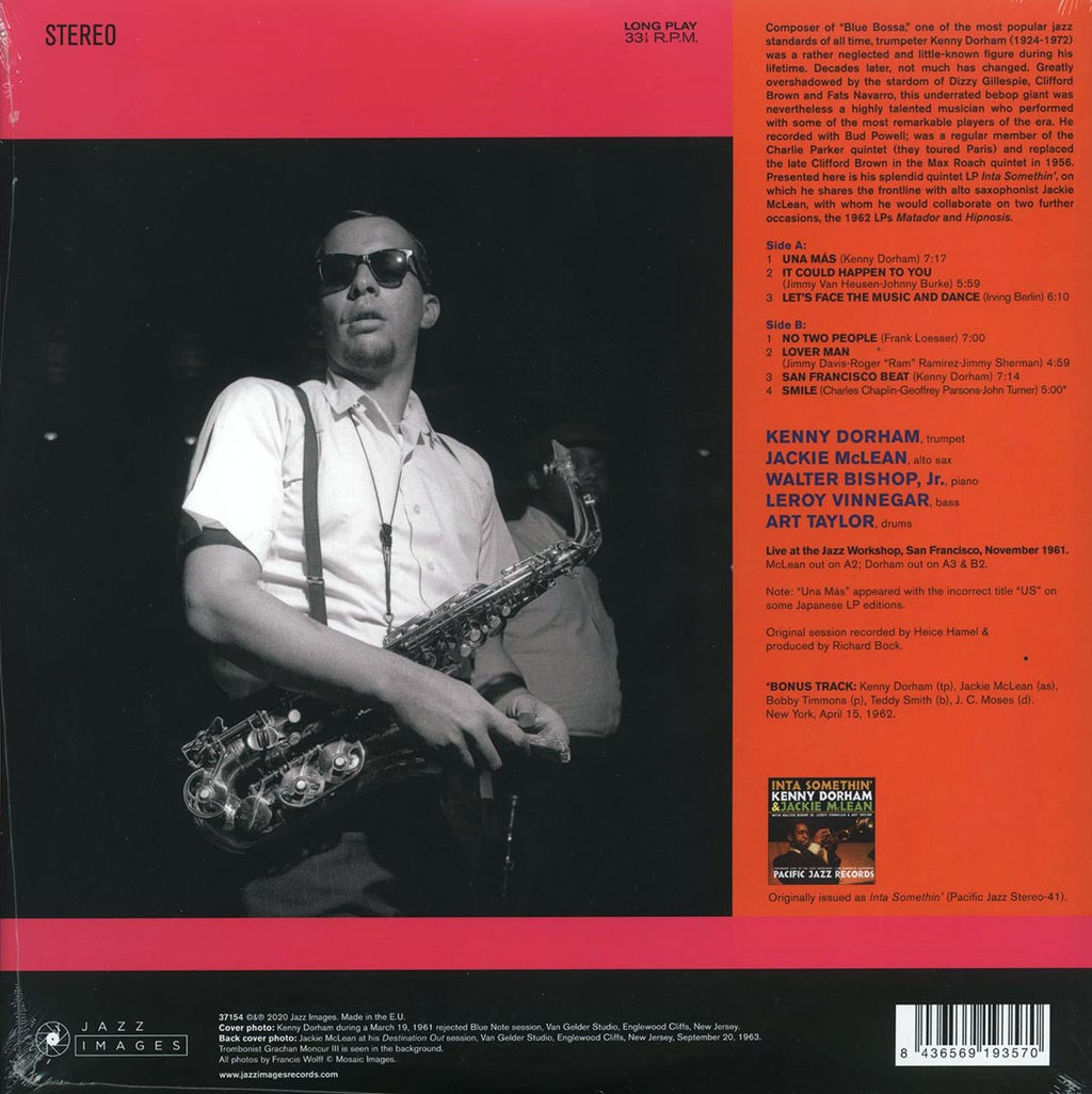 Kenny Dorham - Ina Somethin' (+bonus track) (ltd. ed.) (180g) vinyl LP back cover