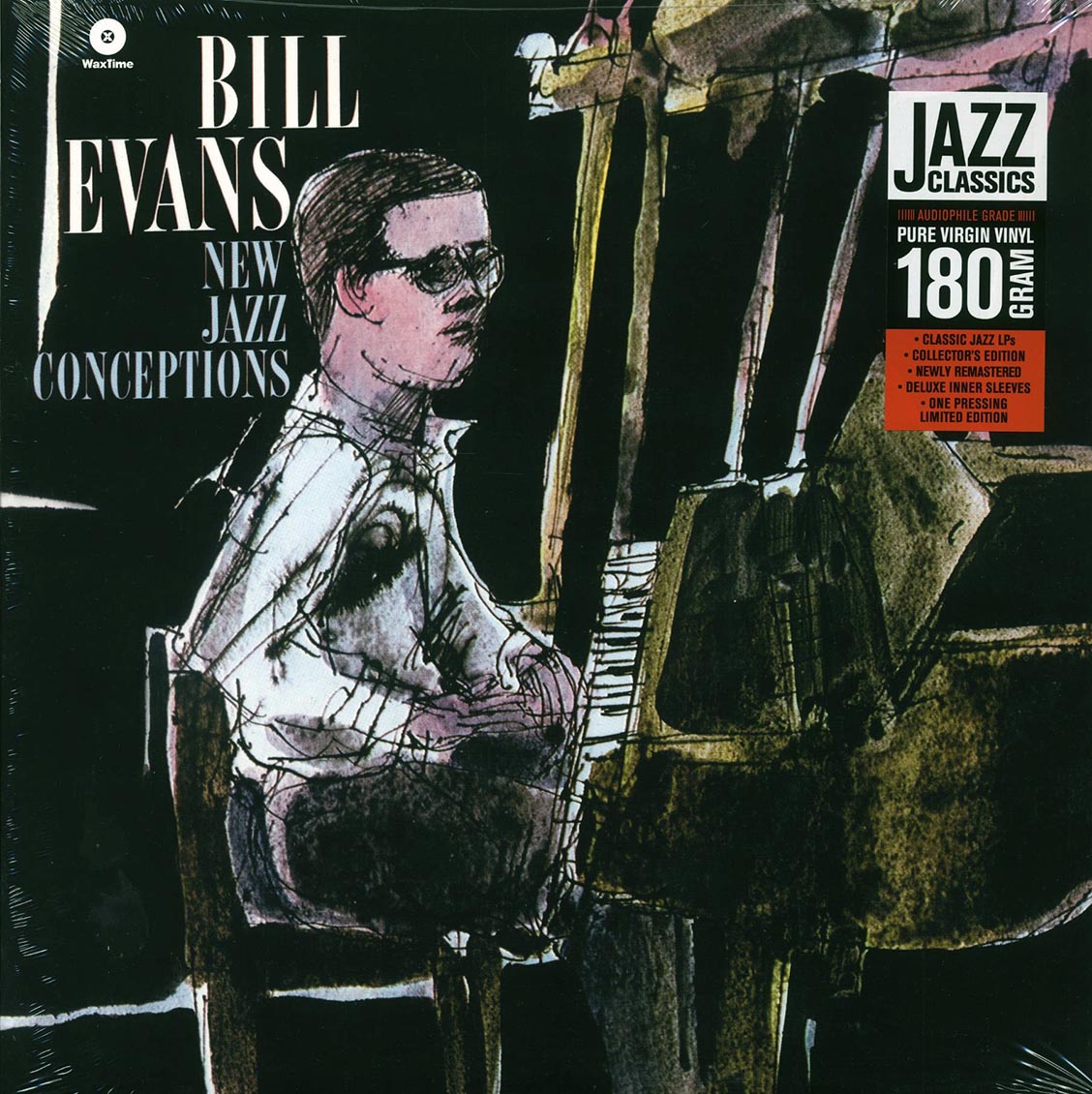 Bill Evans - New Jazz Conceptions (ltd. ed.) (180g) (remastered) vinyl LP front cover