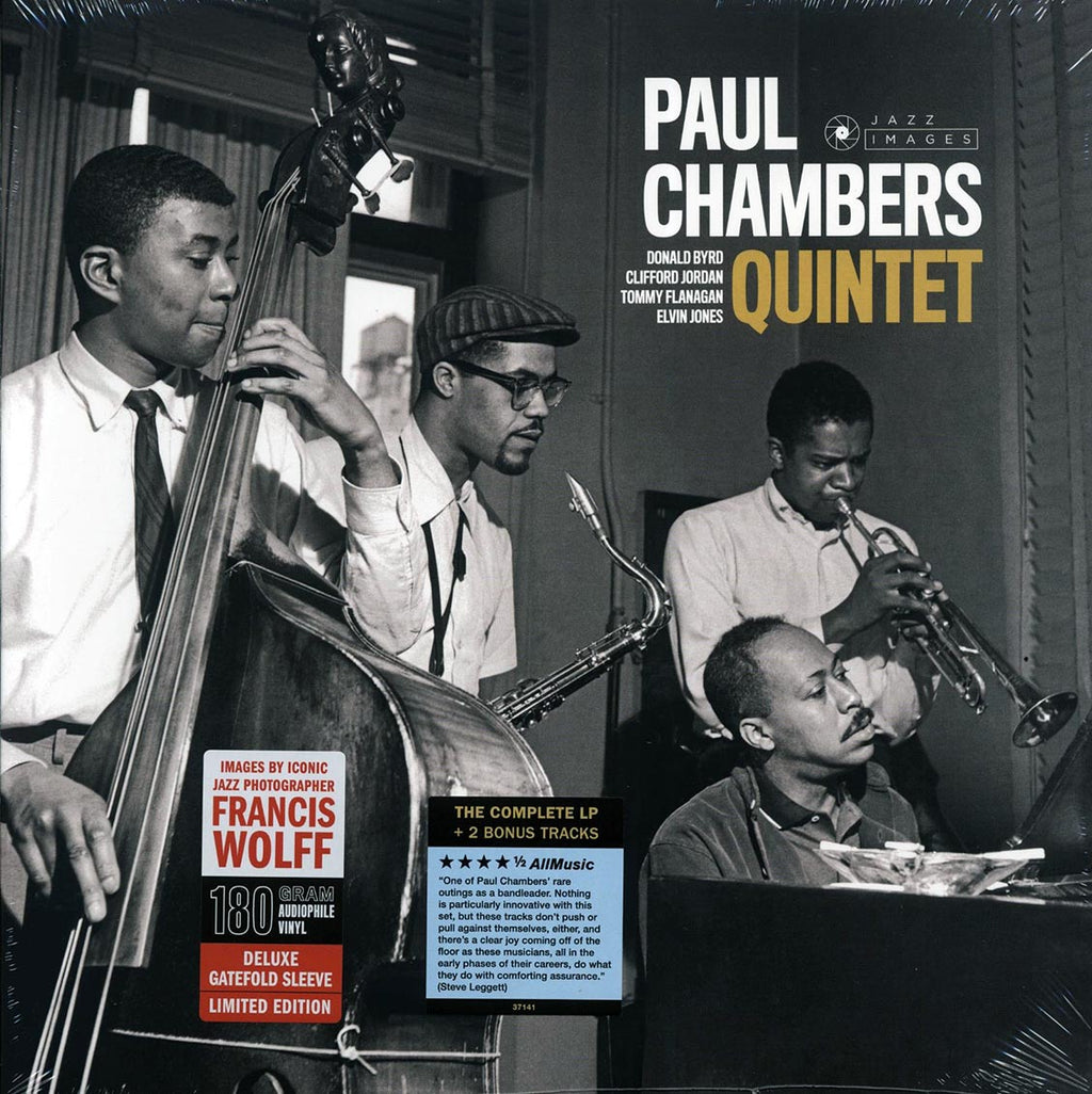 Paul Chambers Quintet - Paul Chambers Quintet (+2 bonus tracks) (ltd. ed.) (180g) vinyl LP front cover