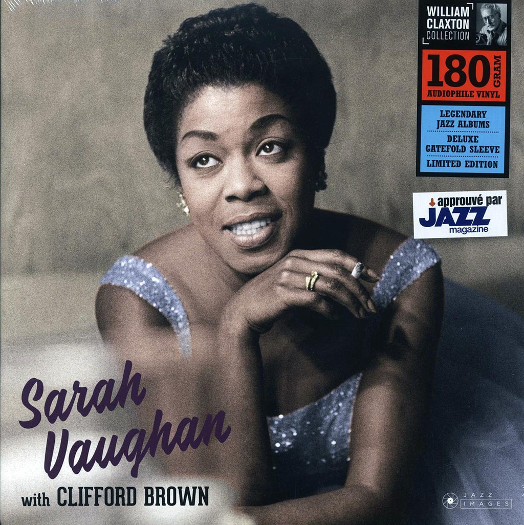 Sarah Vaughan, Clifford Brown - Sarah Vaughan With Clifford Brown (ltd. ed.) (180g) vinyl LP front cover