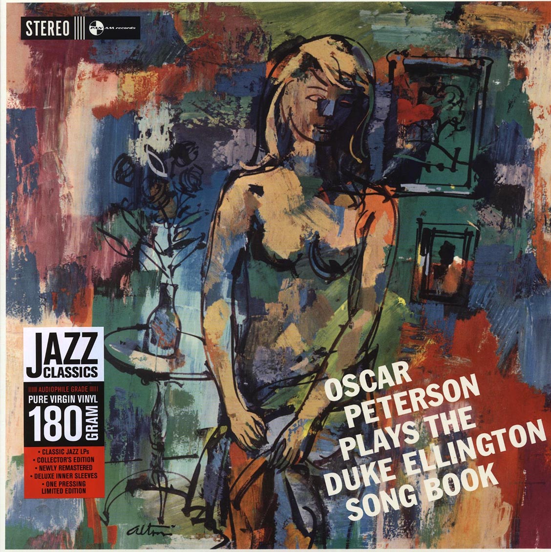 Oscar Peterson - Plays The Duke Ellington Song Book (+bonus track) (ltd. ed.) (180g) (remastered) vinyl LP front cover