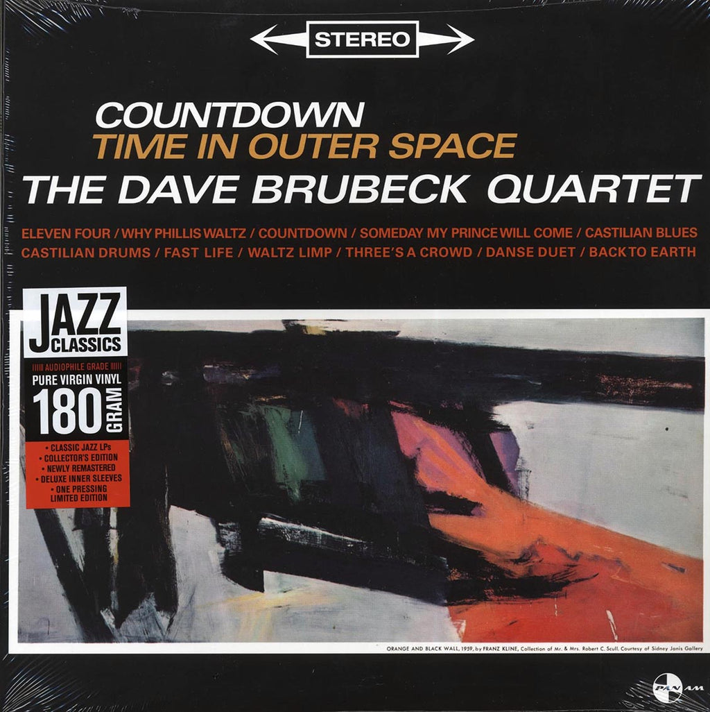 Dave Brubeck Quartet - Countdown: Time In Outer Space (+bonus track) (ltd. ed.) (180g) (remastered) vinyl LP front cover