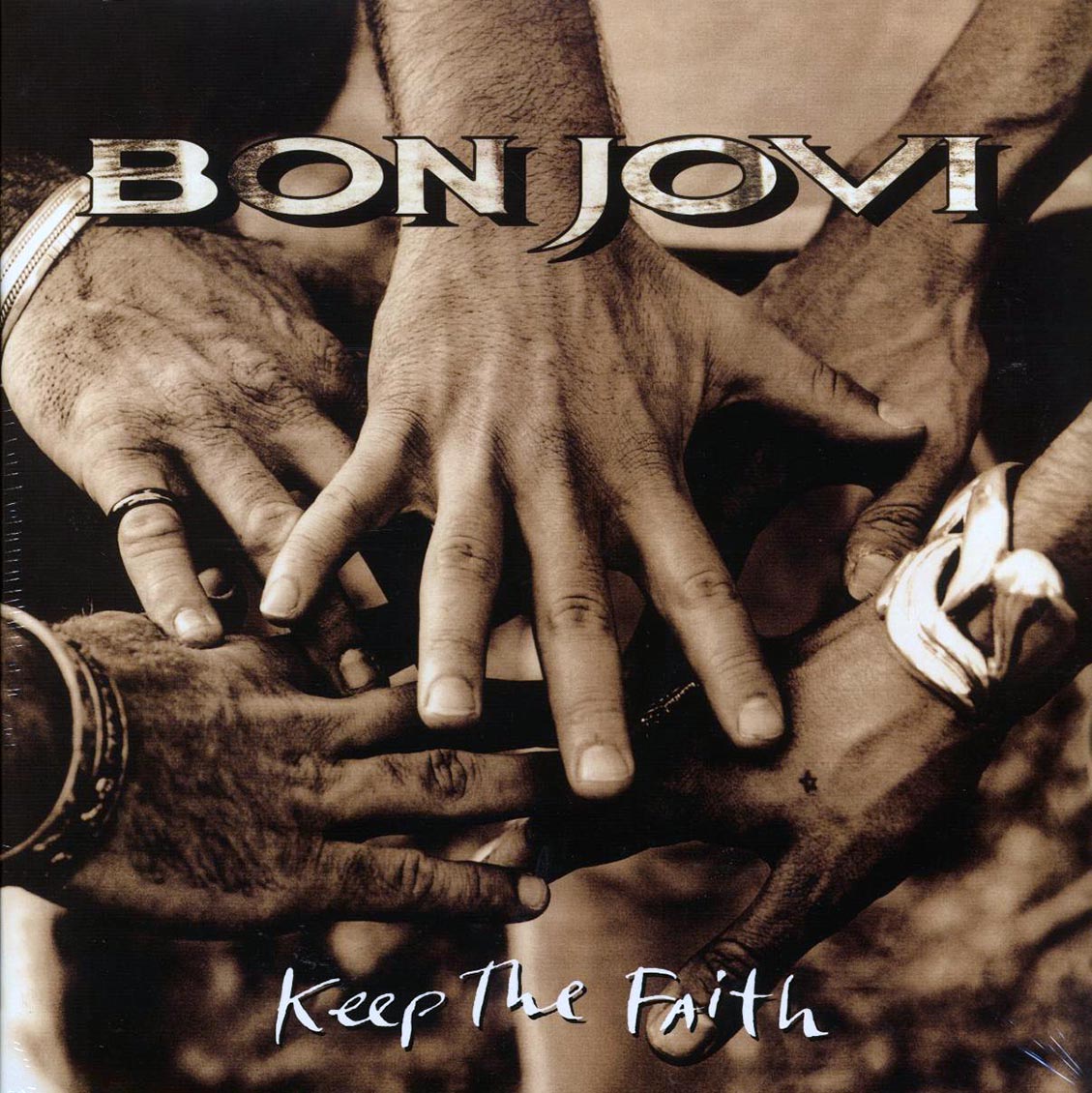 Bon Jovi - Keep The Faith (2xLP) (180g) vinyl LP front cover