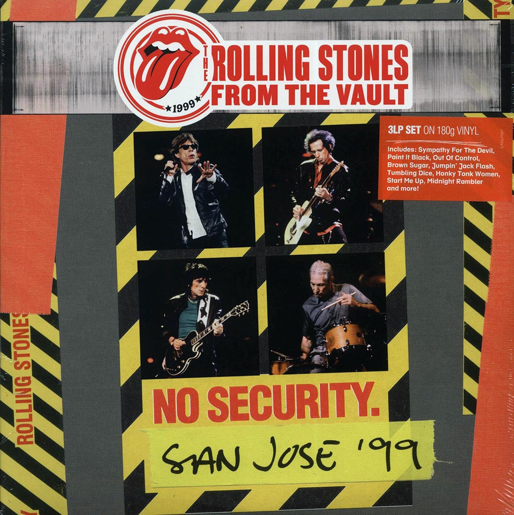 The Rolling Stones - From The Vault: No Security, San Jose '99 (ltd. ed.) (3xLP) (180g) (colored vinyl) vinyl LP front cover