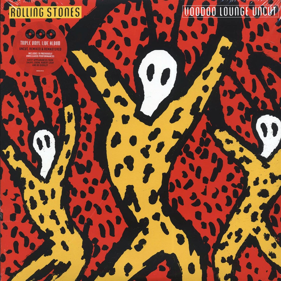 The Rolling Stones - Voodoo Lounge Uncut (28 tracks) (+10 bonus tracks) (3xLP) (remastered) vinyl LP front cover