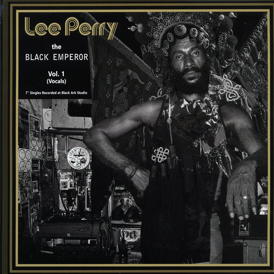 Lee Perry - Lee Perry The Black Emperor Volume 1: 7" Singles Recorded At Black Ark Studio vinyl LP front cover