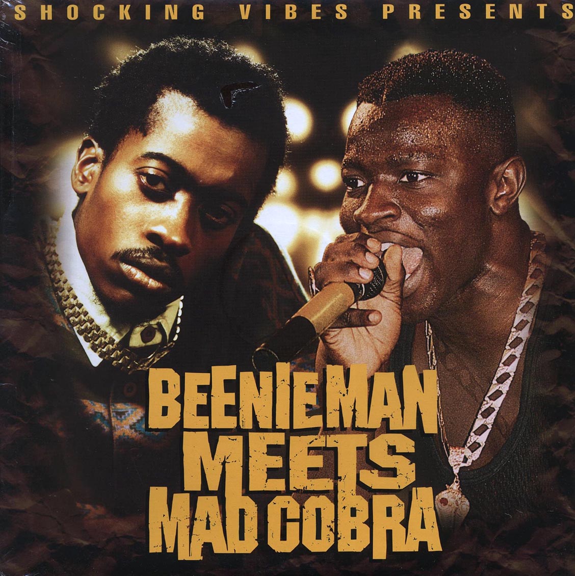 Beenie Man, Mad Cobra - Beenie Man Meets Mad Cobra (orig. press) vinyl LP front cover