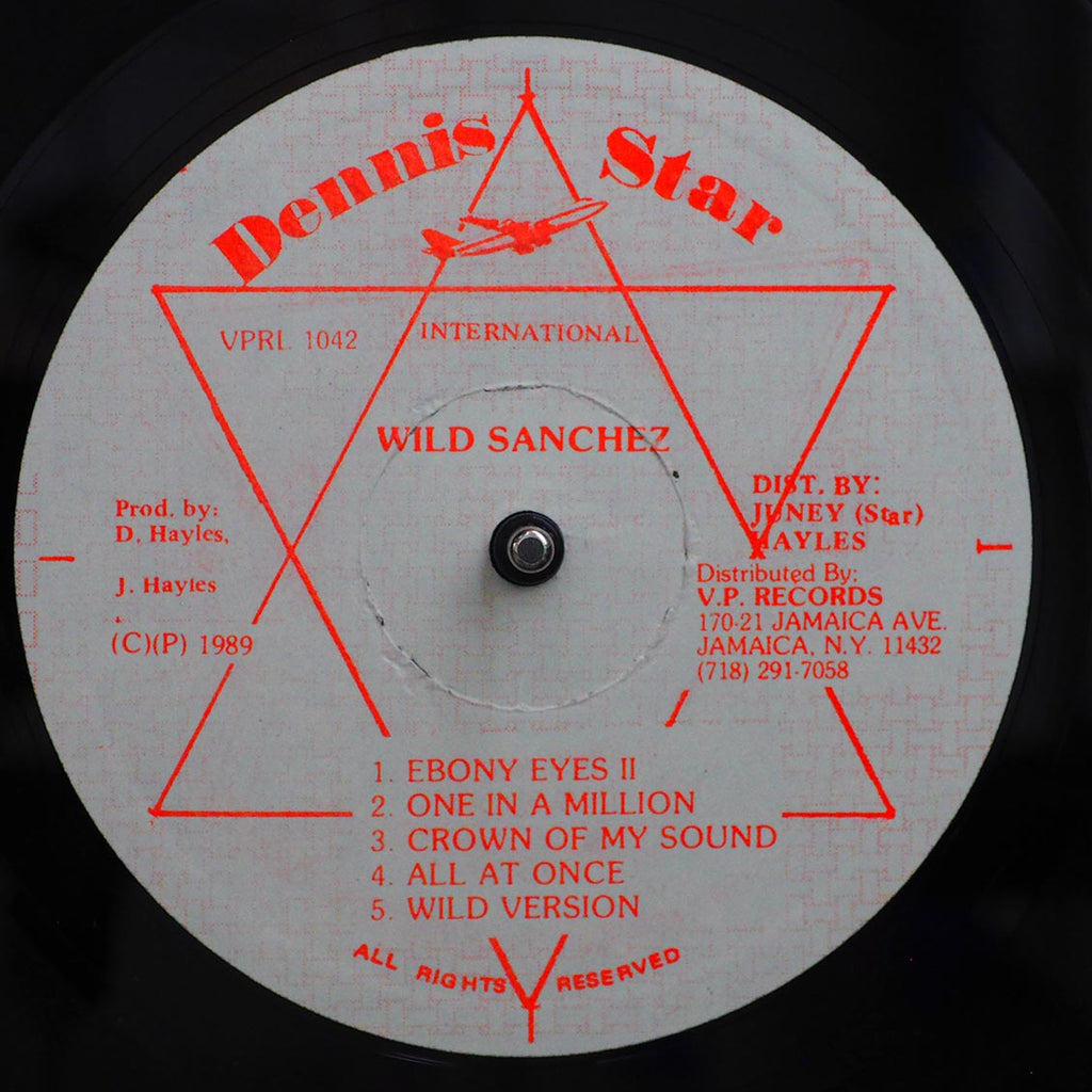 Sanchez - Wild Sanchez (orig. press) (plain jacket) vinyl LP back cover