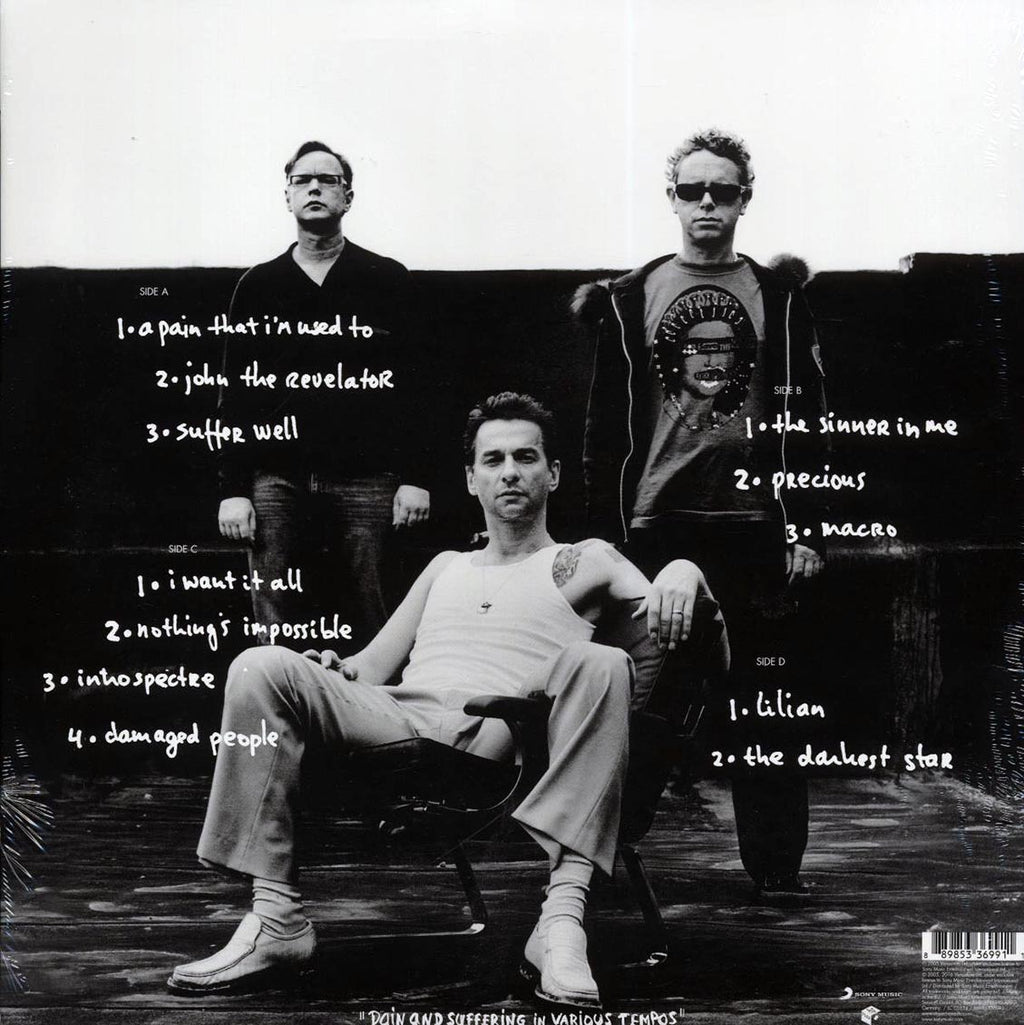 Depeche Mode - Playing The Angel (2xLP) (180g) vinyl LP back cover